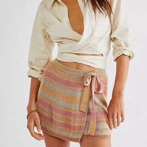 Free people sunrise knit skort